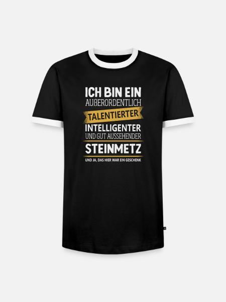 Steinmetz Handwerk Steinmetzmeister Handwerker - Männer Kontrast-T-Shirt - Schwarz/Weiß