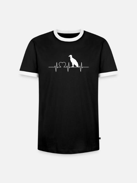 Vulture - Men's Ringer Shirt - black/white