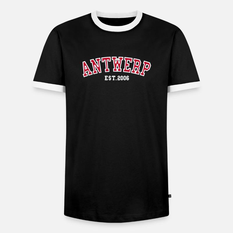 Antwerp Est. 2006 - Men's Ringer Shirt - black/white