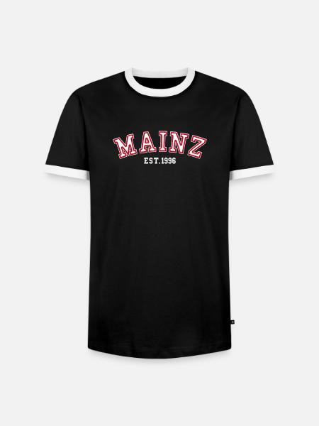 Mainz gegründet 1996 - Männer Kontrast-T-Shirt - Schwarz/Weiß