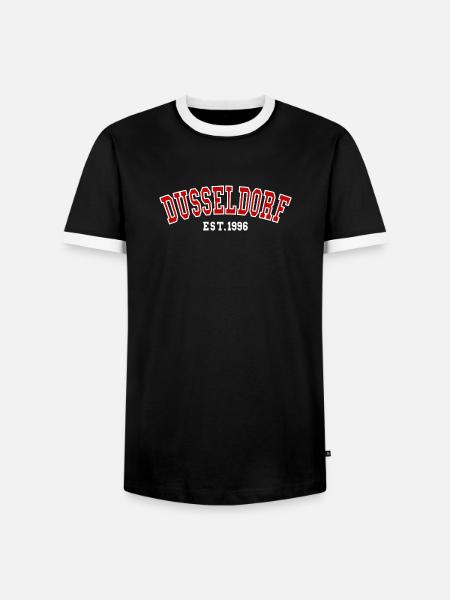 Dusseldorf Est. 1996 - Men's Ringer Shirt - black/white
