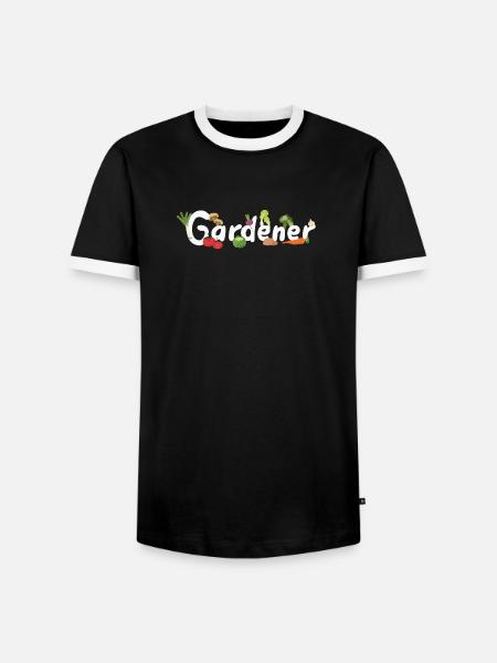 Gärtner Gärtnerin Garten - Männer Kontrast-T-Shirt - Schwarz/Weiß