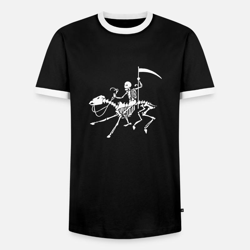 Kill - Men's Ringer Shirt - black/white