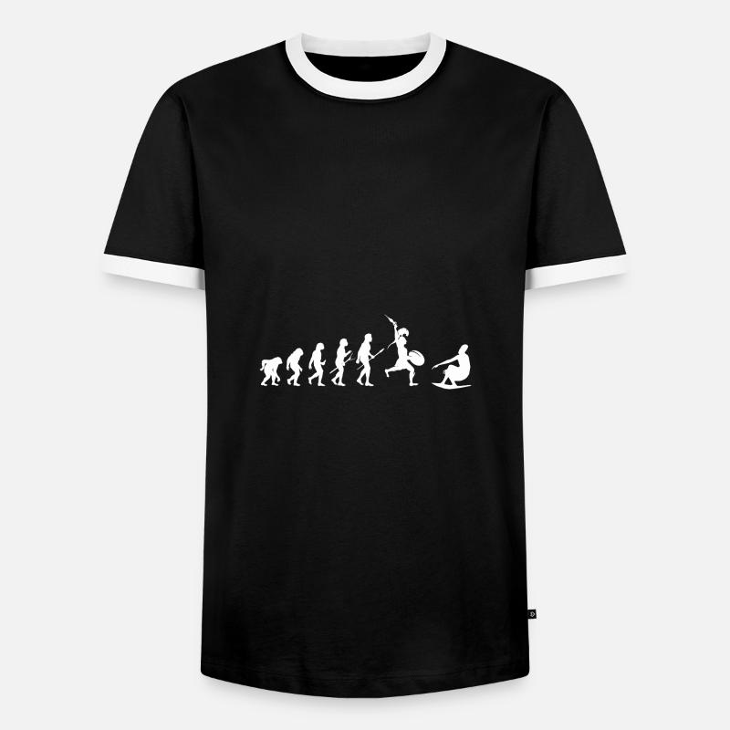 Kiwistar Spartan Sparta Evolution - T-shirt contrasté Homme - noir/blanc