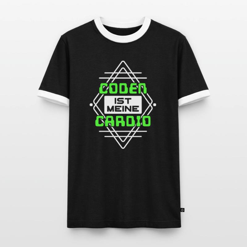 Coden Statement Developer Computerfreak Skripting Männer Kontrast-T-Shirt