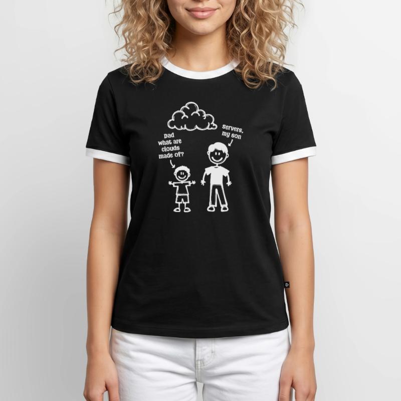 Developer Coden Computerfreak Webentwickler Geek Männer Kontrast-T-Shirt