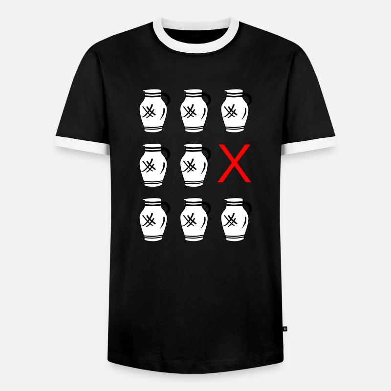 Bembel sink "KABOOM!" #FFM #EiGude - Men's Ringer Shirt - black/white