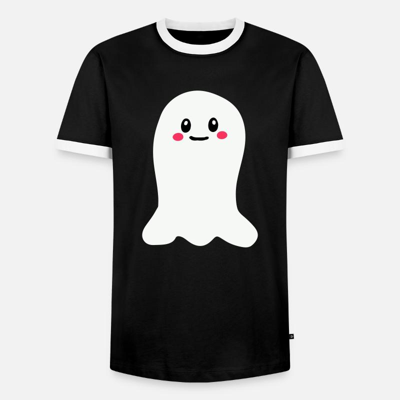 Ghost - Men's Ringer Shirt - black/white