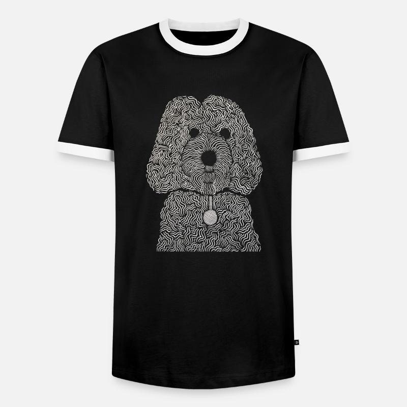Cockapoo - Men's Ringer Shirt - black/white