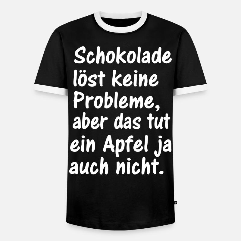 fun - Männer Kontrast-T-Shirt - Schwarz/Weiß