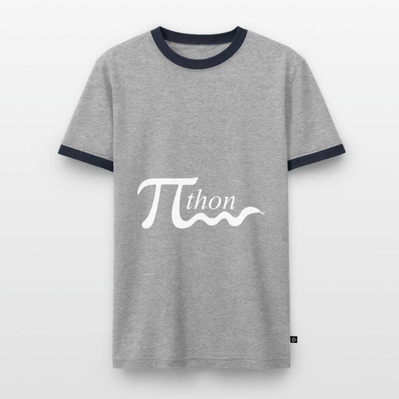 pi python mathewitz Männer Kontrast-T-Shirt