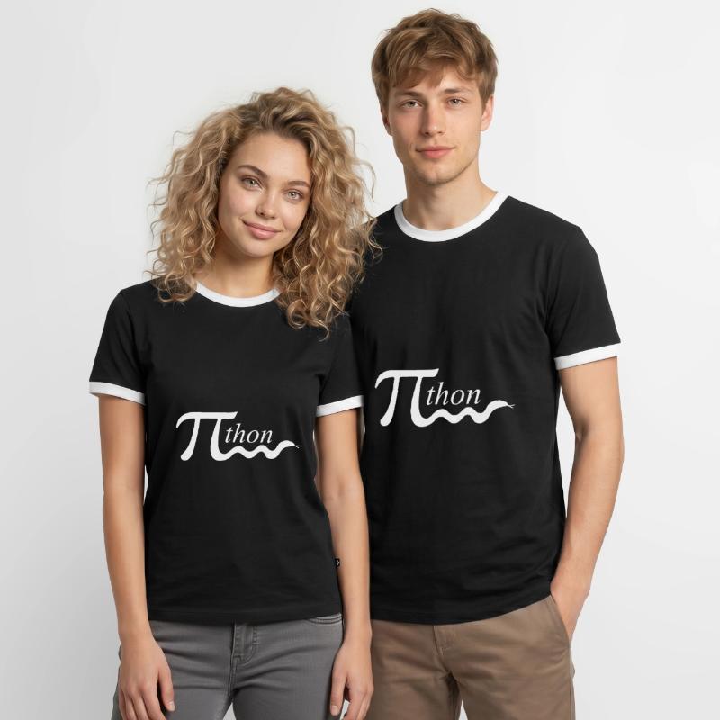 pi python mathewitz Männer Kontrast-T-Shirt