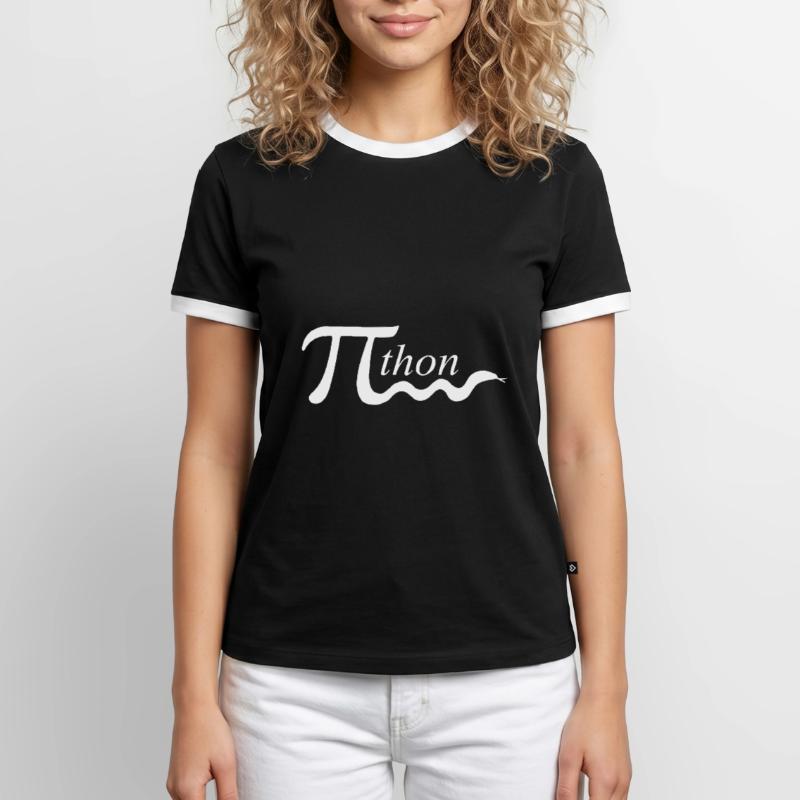 blague de maths pi python T-shirt contrasté Homme
