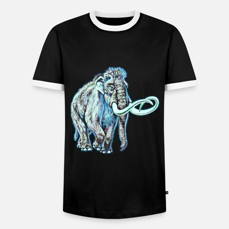 mammoth - Men's Ringer Shirt - black/white
