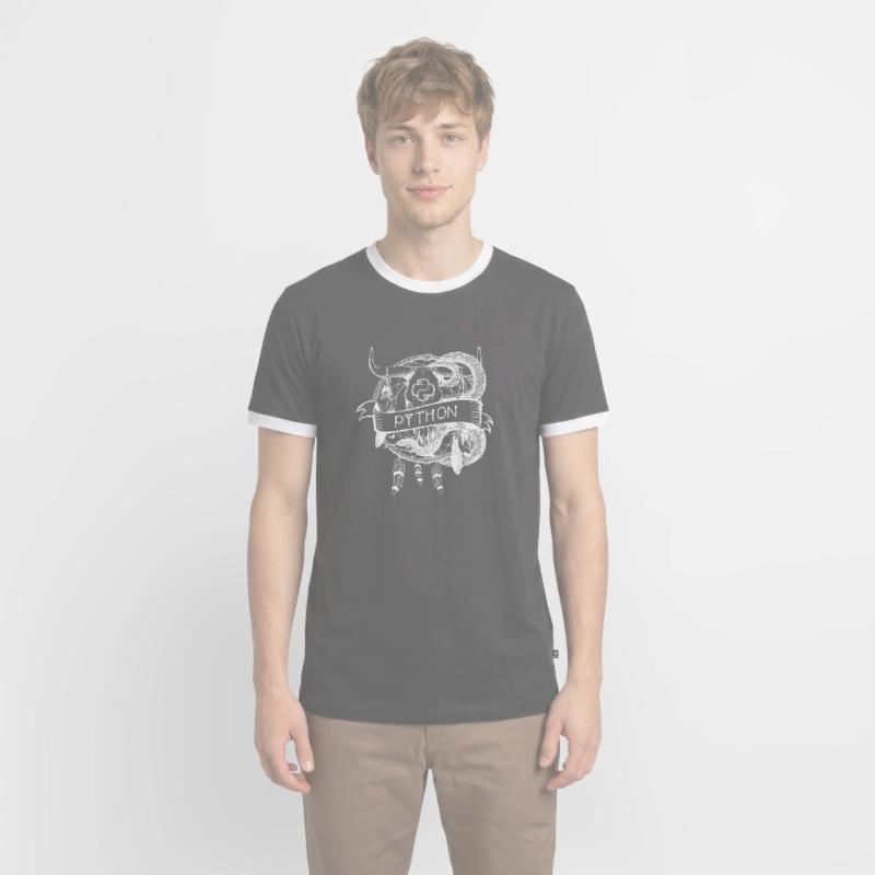 Männer Kontrast-T-Shirt
