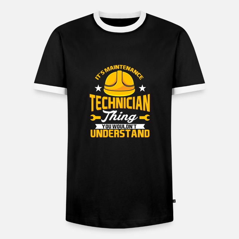 It's A Maintenance Technician Thing - Männer Kontrast-T-Shirt - Schwarz/Weiß