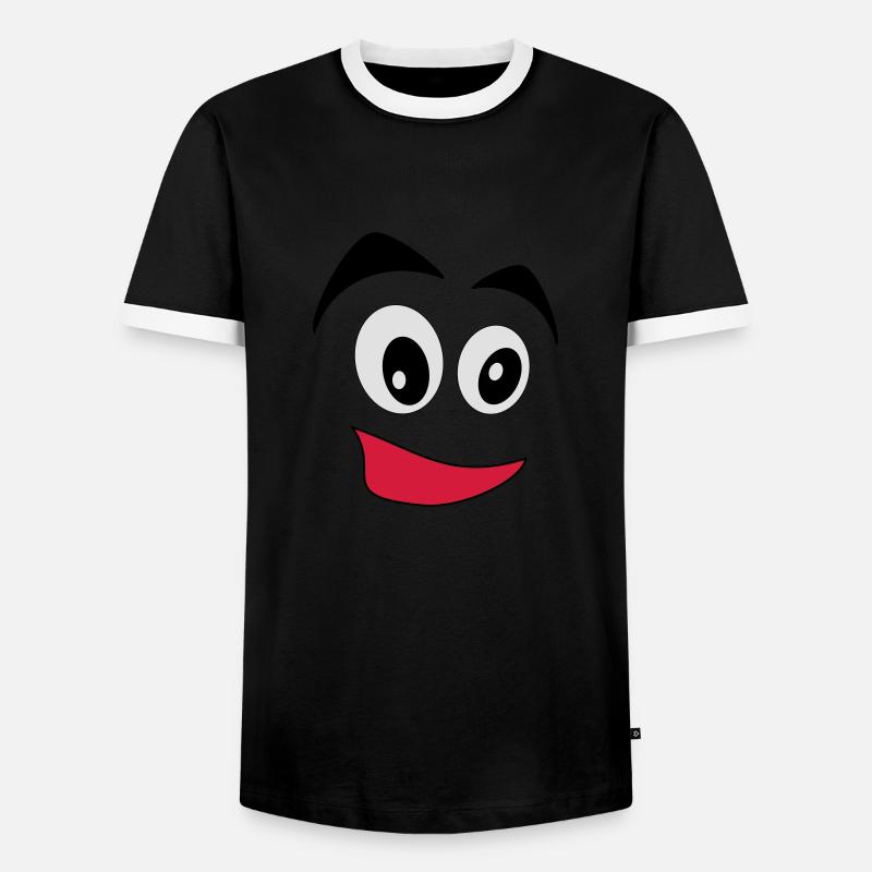 comic - Männer Kontrast-T-Shirt - Schwarz/Weiß