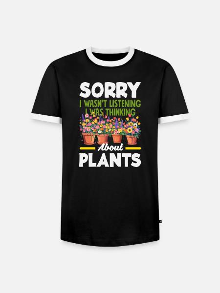Garten- Und Pflanzenliebhaber Geschenke - Männer Kontrast-T-Shirt - Schwarz/Weiß