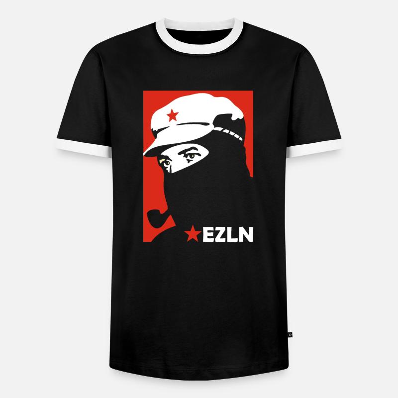 FRAMES - Men's Ringer Shirt - black/white