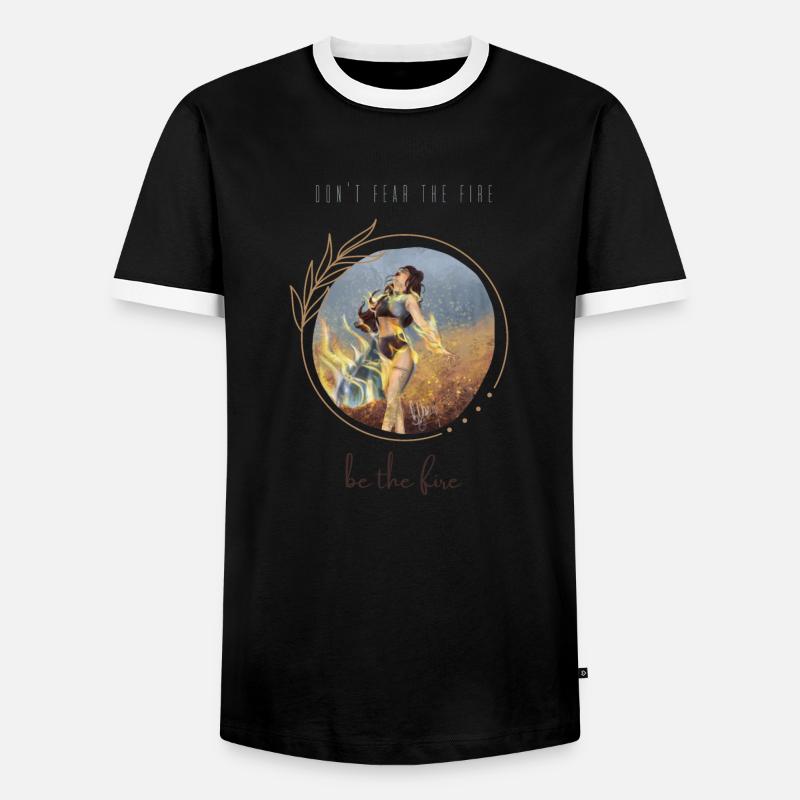 Phoenix, be that fire - Men's Ringer Shirt - black/white