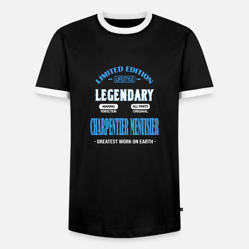 CARPENTER CARPENTER - Men's Ringer Shirt - black/white