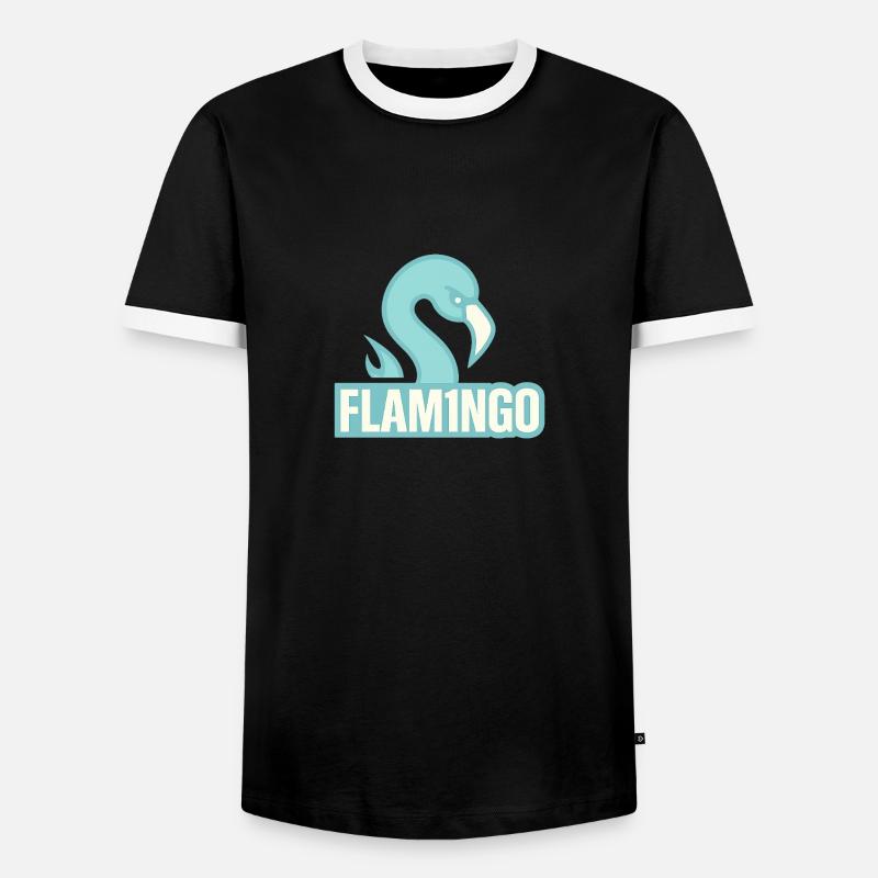 B4E2EBF6 FE65 48AA B311 DACB3B099628 - Männer Kontrast-T-Shirt - Schwarz/Weiß