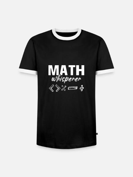 Mathematik Mathematiker Mathelehrer - Männer Kontrast-T-Shirt - Schwarz/Weiß