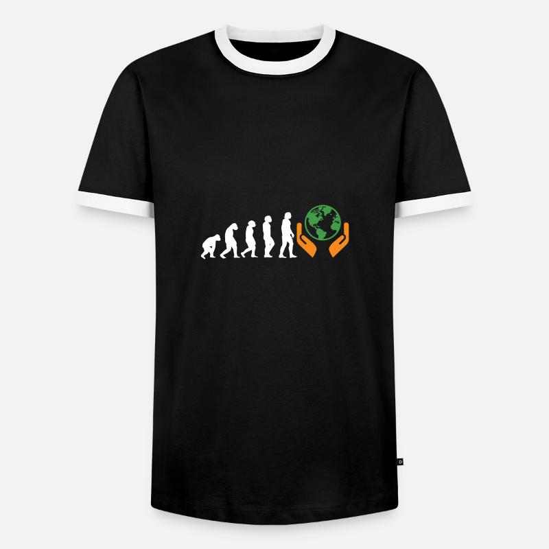 Umweltingenieur Umwelttechnik Engineer Science - Männer Kontrast-T-Shirt - Schwarz/Weiß