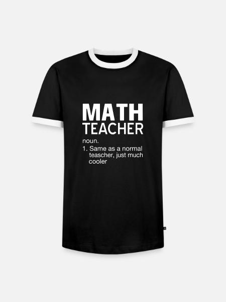Mathematik Mathematiker Mathelehrer - Männer Kontrast-T-Shirt - Schwarz/Weiß
