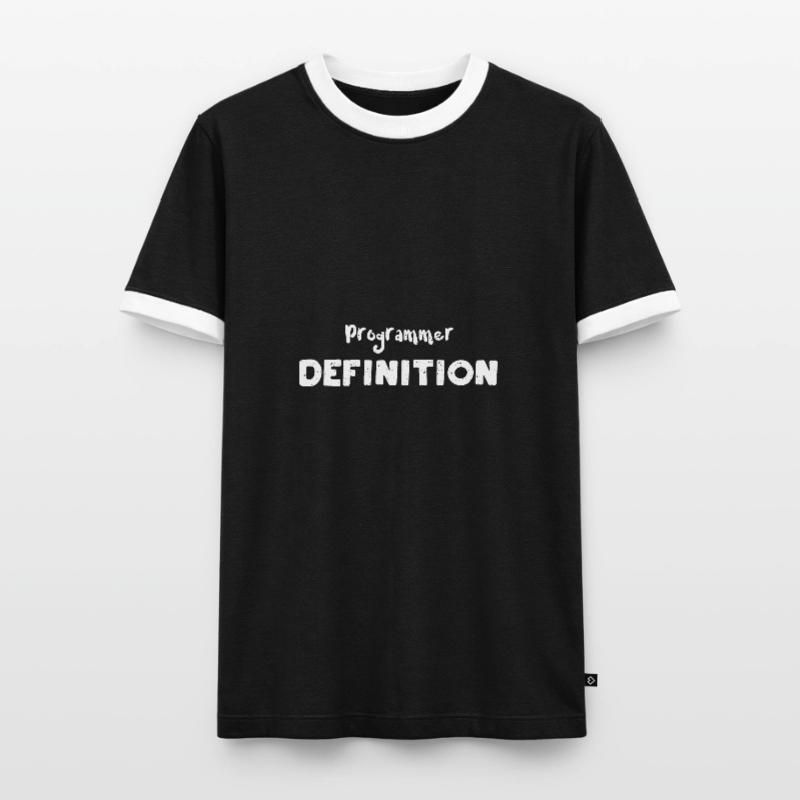 Définition du programmeur - Codage T-shirt contrasté Homme