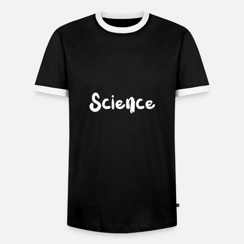Science - Science - Männer Kontrast-T-Shirt - Schwarz/Weiß