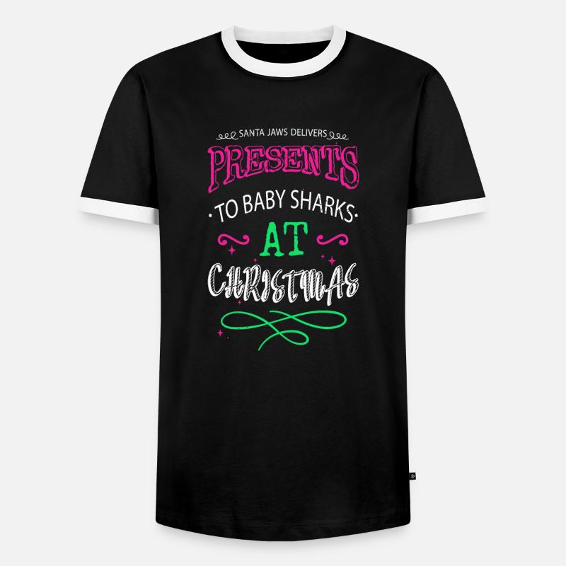 dinosaurs computer bodybuilder dinosaur tshirt - Männer Kontrast-T-Shirt - Schwarz/Weiß