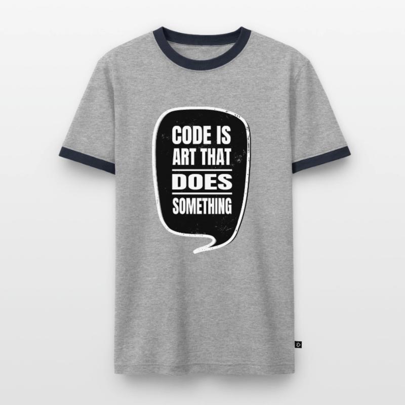 Informatique C Sharp Programmation Fun Blagues Cadeau T-shirt contrasté Homme