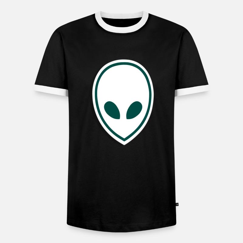 comic - Men's Ringer Shirt - black/white