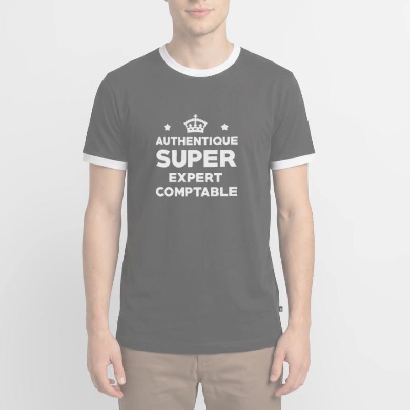 Expert Comptable / Comptabilité / Comptable / T-shirt contrasté Homme