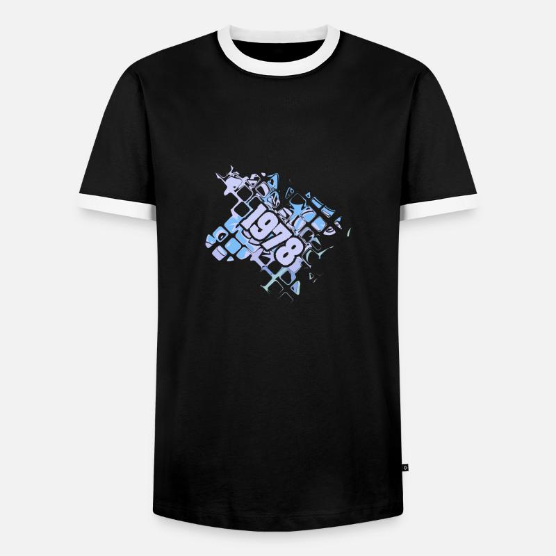 Computer 1978 - Men's Ringer Shirt - black/white