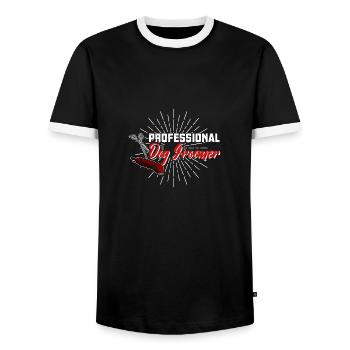 Hunde Hundefriseur Grooming Schneiden Spruch - Männer Kontrast-T-Shirt - Schwarz/Weiß - Vorne - AI Model Female 172 light (172cm) & AI Model Male 178 light (178cm)
