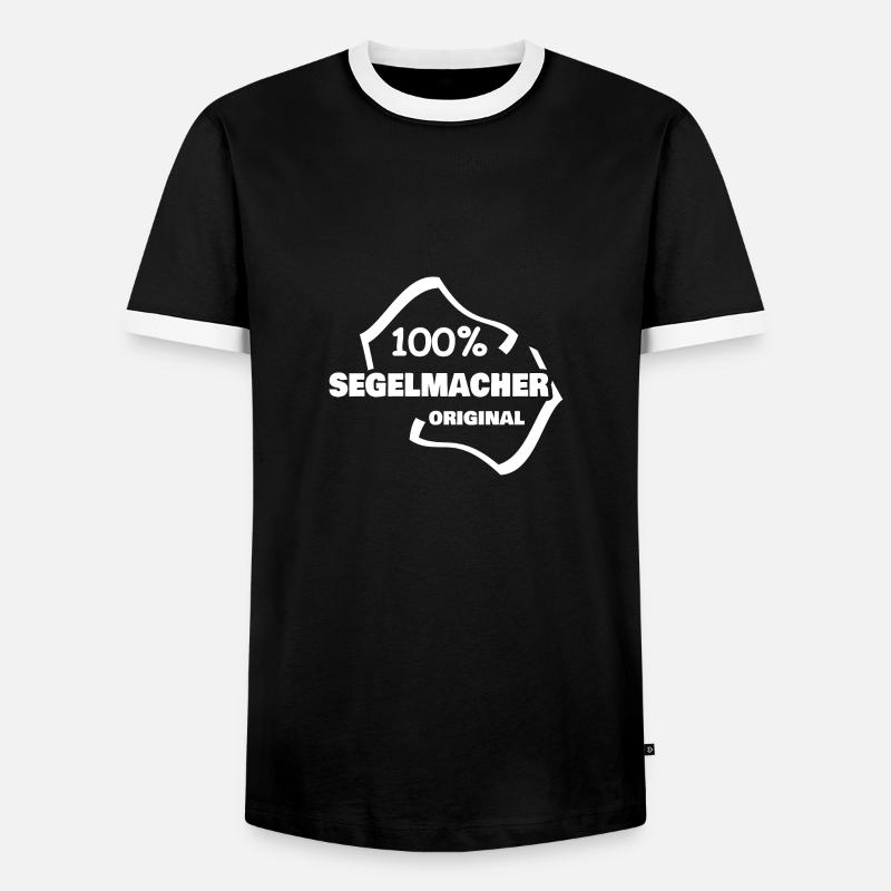 Sailmaker - Men's Ringer Shirt - black/white