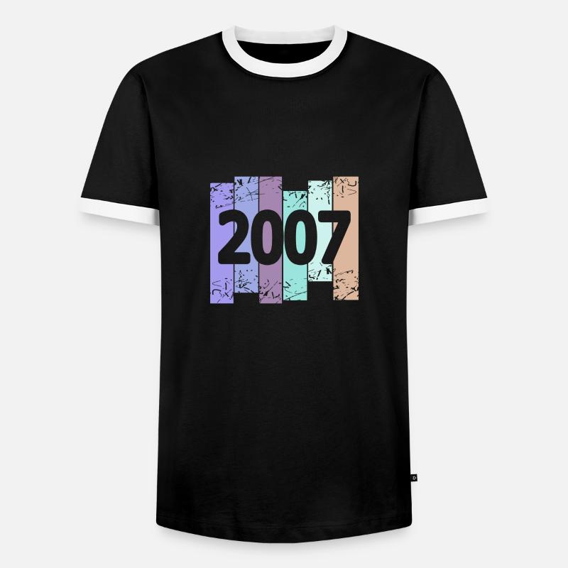 Goth 2007 - Men's Ringer Shirt - black/white