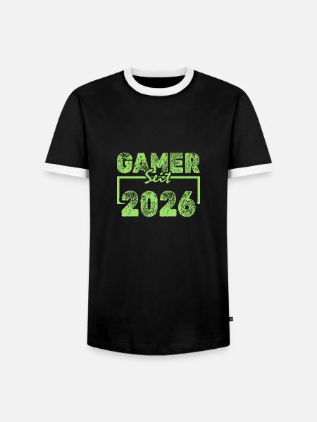 Freak 2026 - Männer Kontrast-T-Shirt - Schwarz/Weiß
