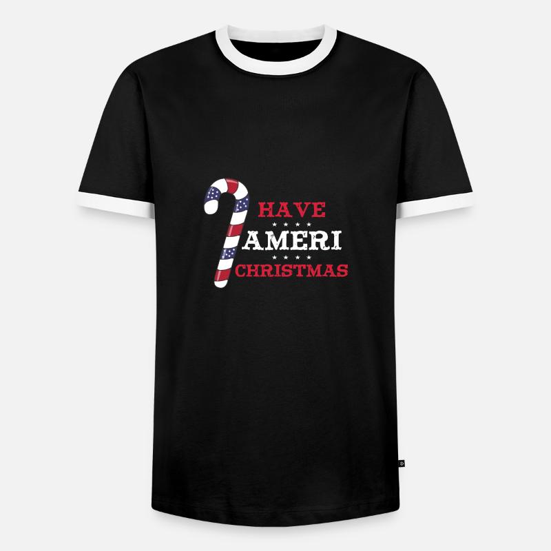 Avoir Ameri Noël - T-shirt contrasté Homme - noir/blanc