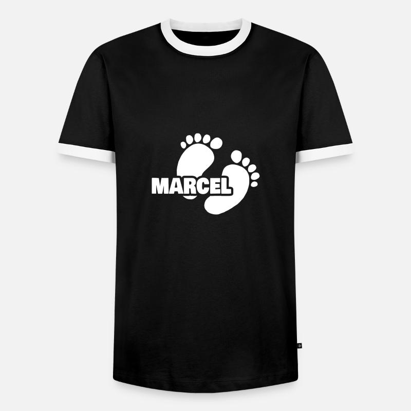 Birth Marcel - Men's Ringer Shirt - black/white