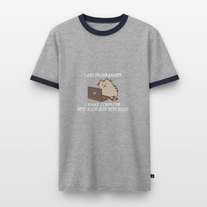 I Are Programmer I Make C... Programmeur & Nerd T-shirt contrasté Homme