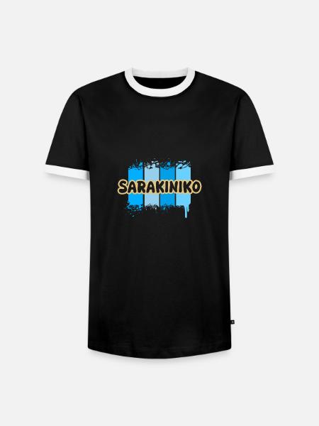 Sarakiniko Sarakiniko - T-shirt contrasté Homme - noir/blanc
