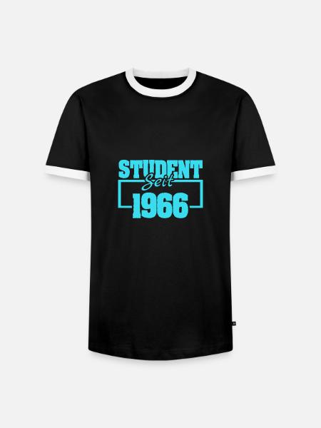 Student 1966 - Men's Ringer Shirt - black/white