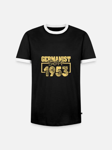 Studium 1953 - Männer Kontrast-T-Shirt - Schwarz/Weiß