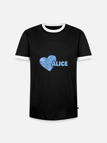 Maman Alice - T-shirt contrasté Homme - noir/blanc