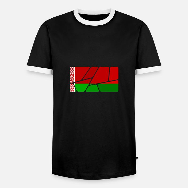 Belarus Belarus - Men's Ringer Shirt - black/white
