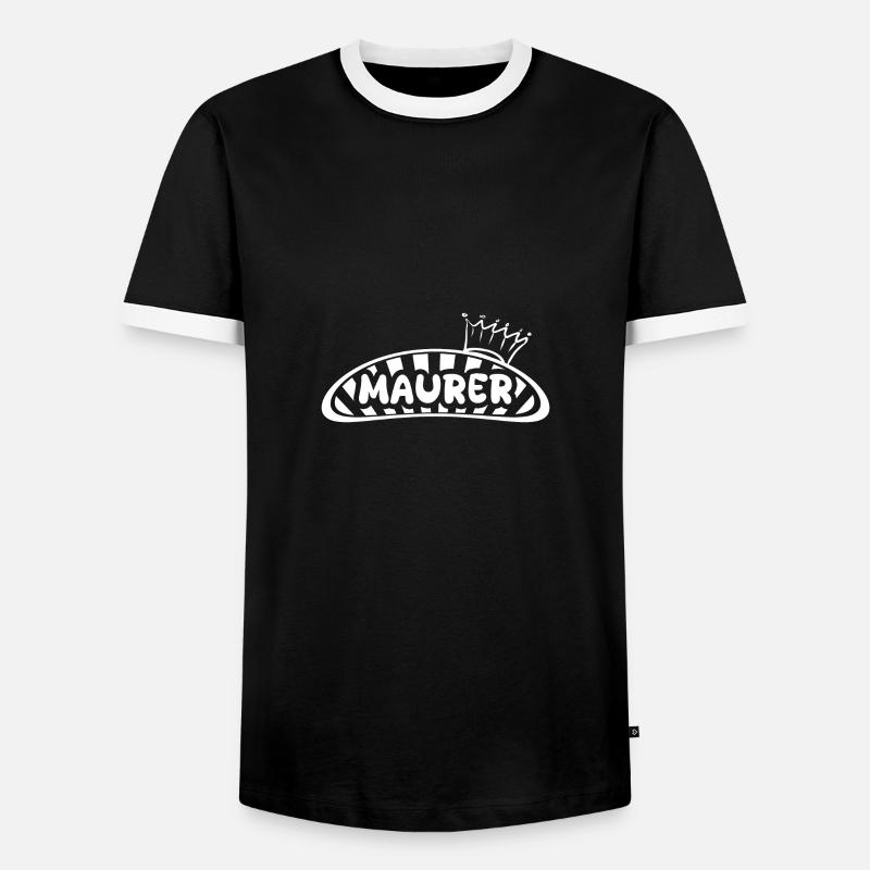 Bricklayer - Men's Ringer Shirt - black/white