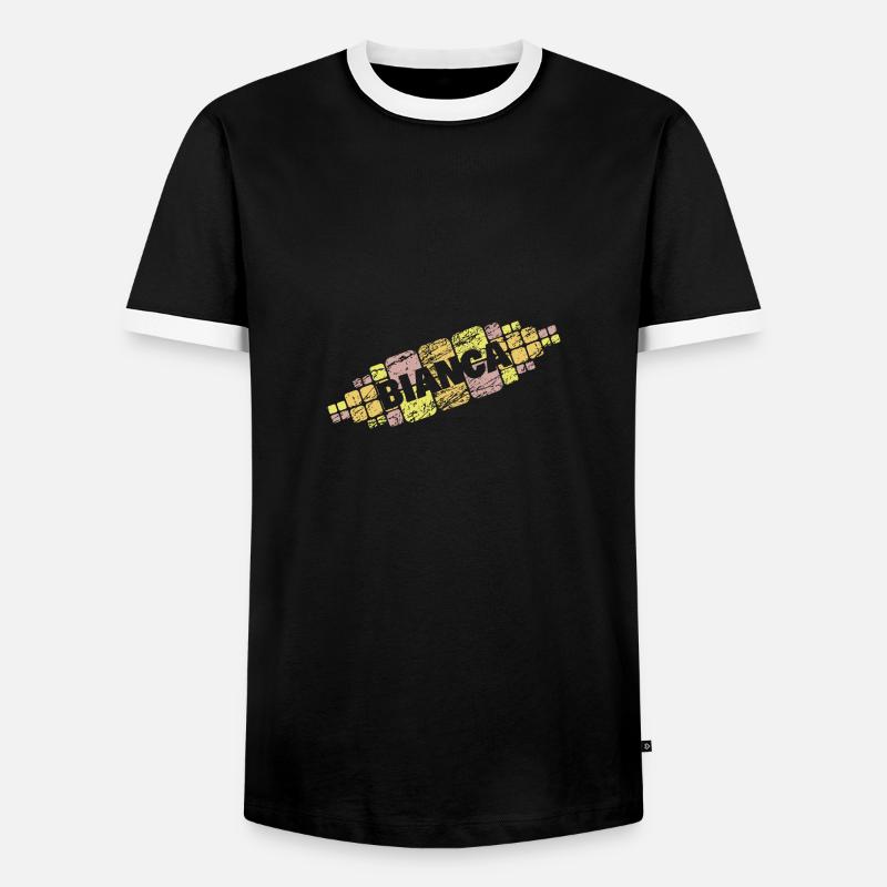 Mutter Bianca - Männer Kontrast-T-Shirt - Schwarz/Weiß